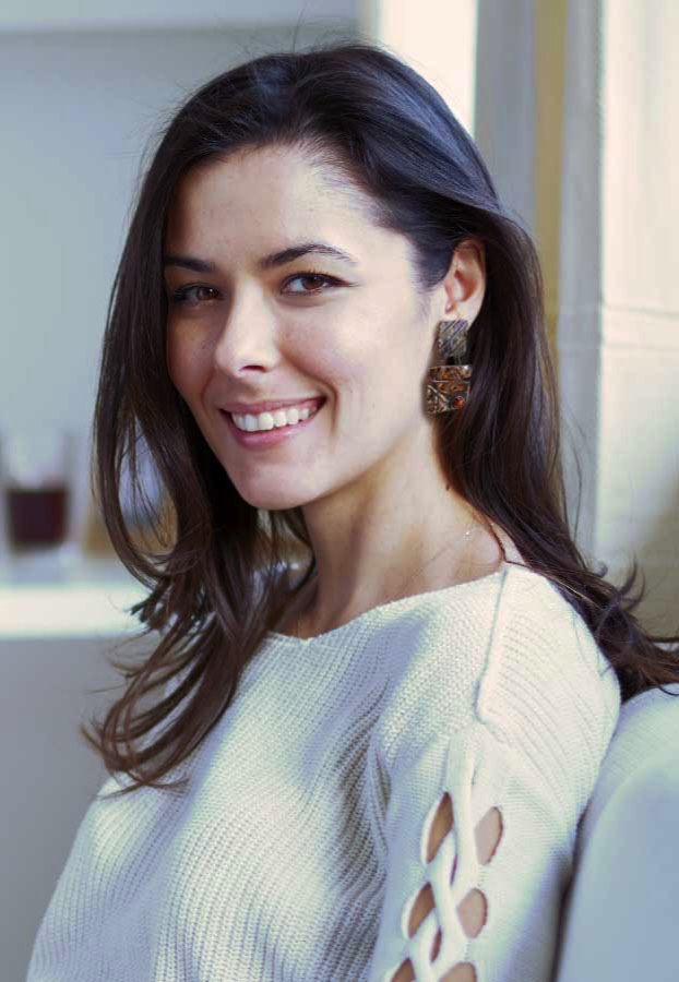 Copper earrings